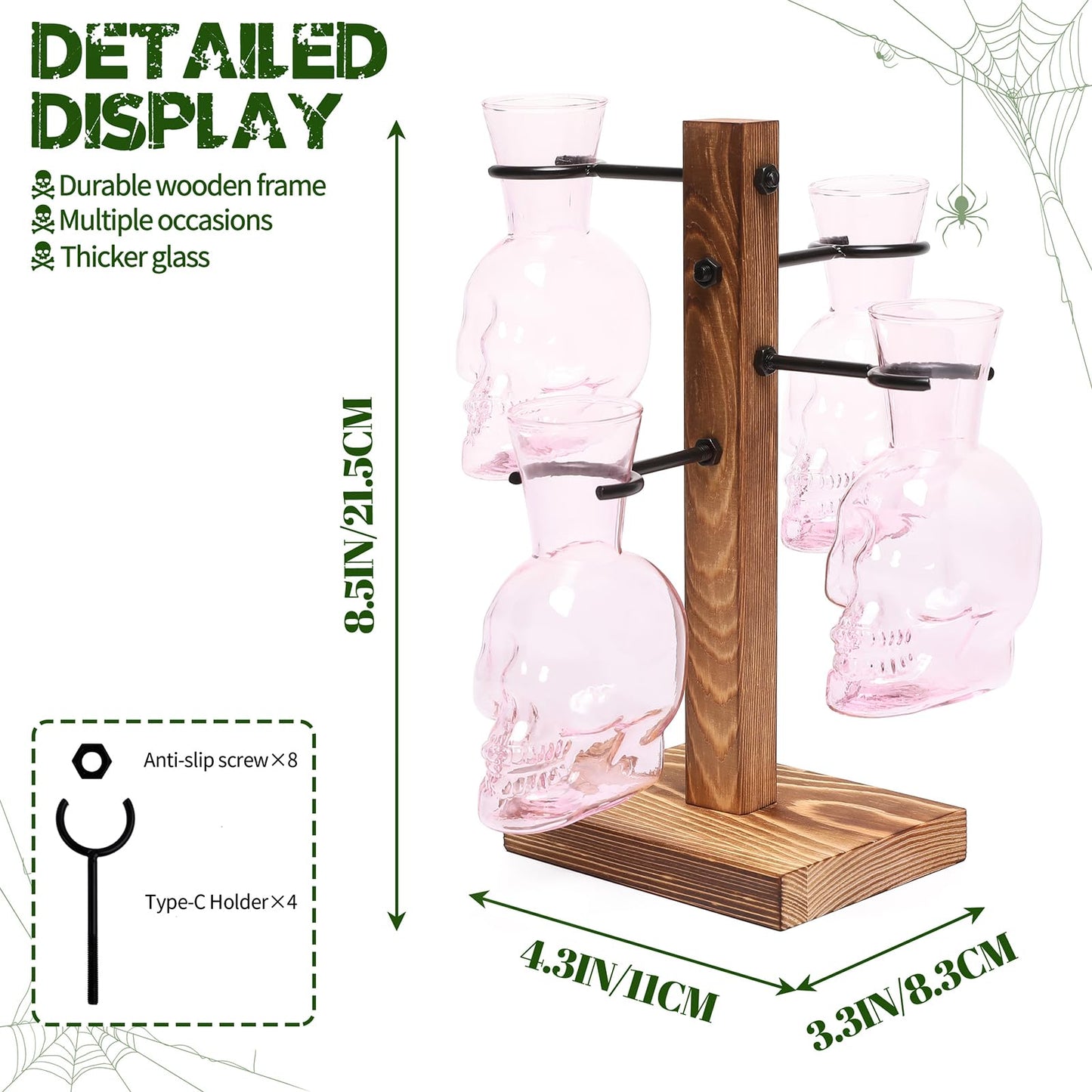 Plants Propagation Stations Skull Glass Propagation Birthday Gift for Women