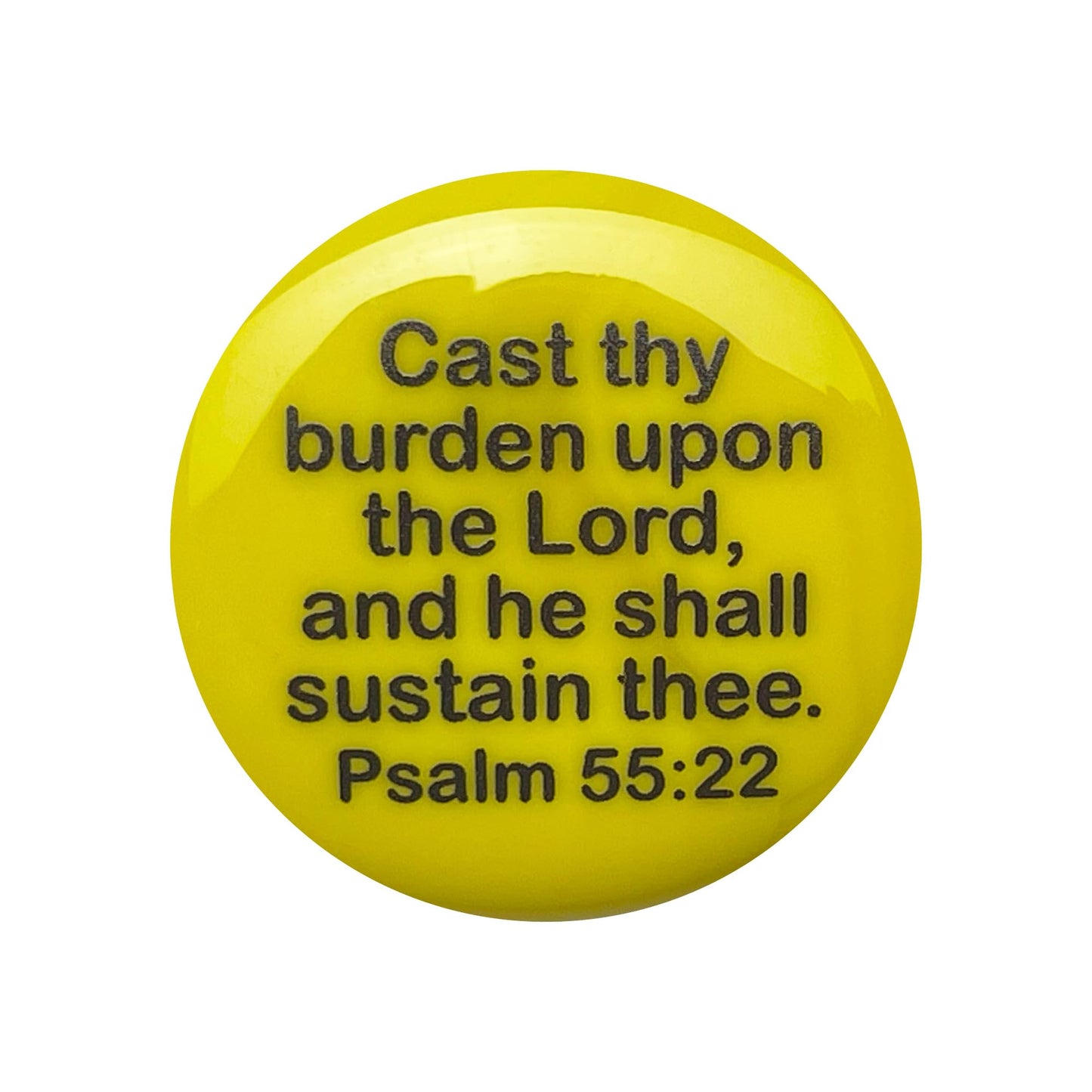 Scripture Glass Stones,Six of Your Favorite Inspiring Bible Verses on Translucent and Opaque Rocks Packaged in a Gift Box, by Lifeforce Glass. Set II