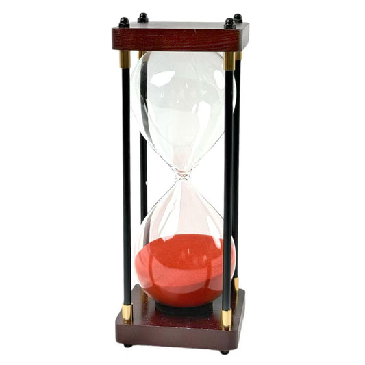 YANGYIXIN Hourglass Timer 60-Minute Large Vintage Hour Glass with Wooden Frame for Modern Home, Kitchen, or Office Decoration | Accurate Sand Flow & Calming Visual