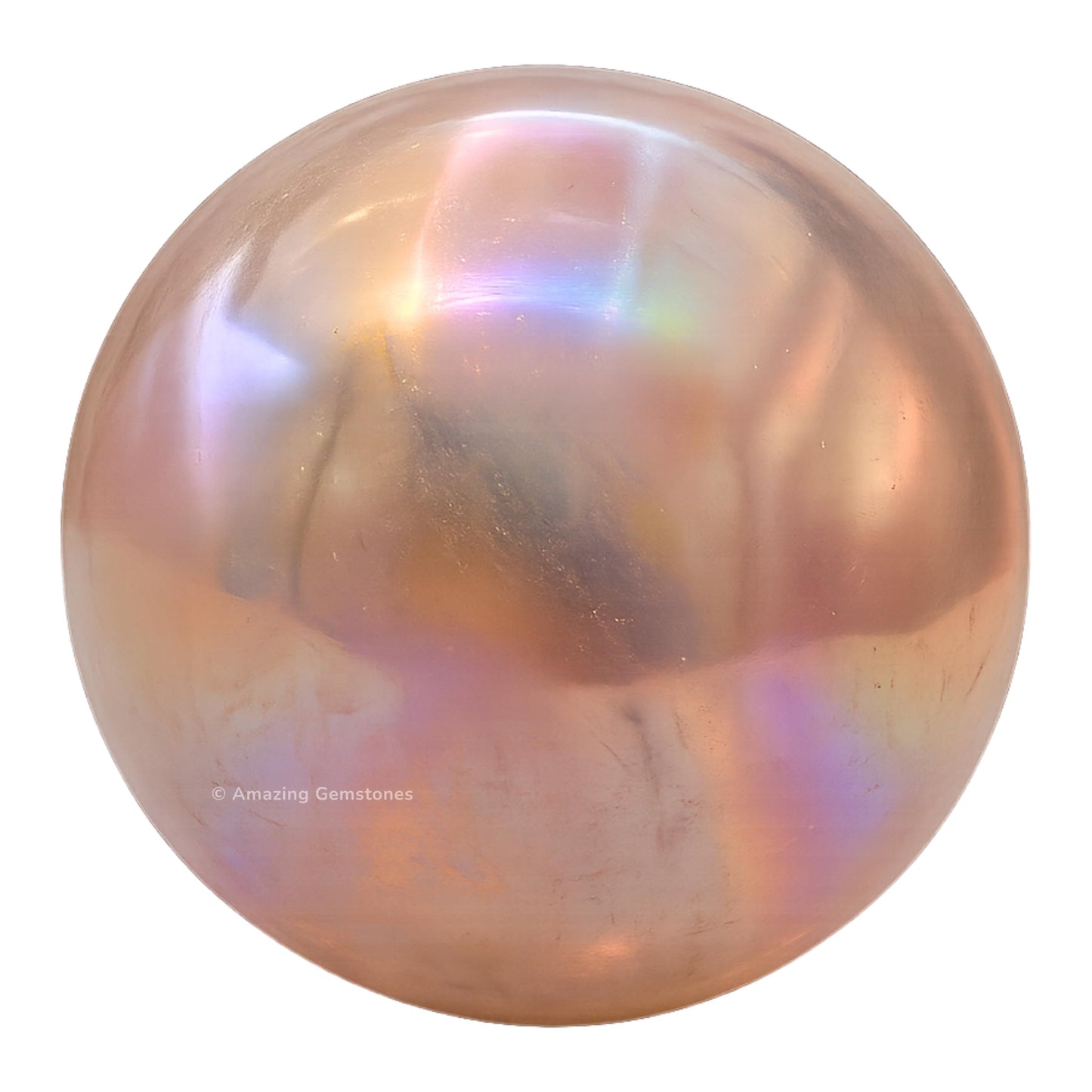 Amazing Gemstone Angel Aura Rose Quartz Crystal Ball with Stand - 1.5" Inches Crystal Sphere Meditation Balls for Witchcraft and Decorative Balls