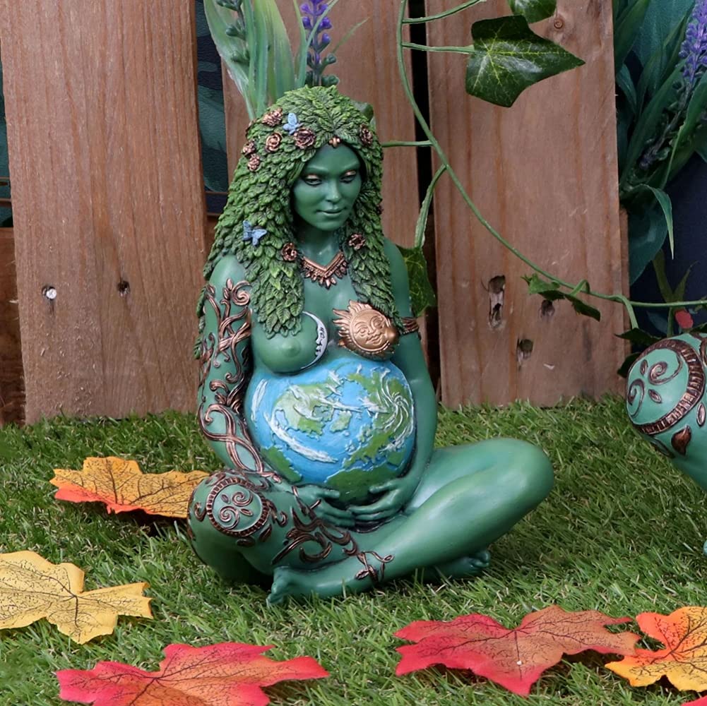 Nemesis Now Mother Earth Art Figurine, 17.5cm, Hand-Painted, Resin, Decorative Nature Statue