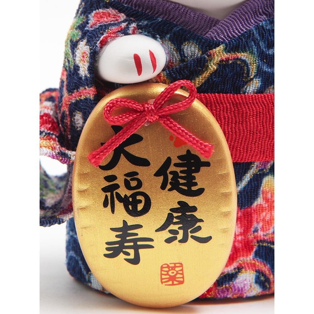 Lucky cat 4.0in Maneki neko dressed in a Traditional Kimono 7418-Z-US