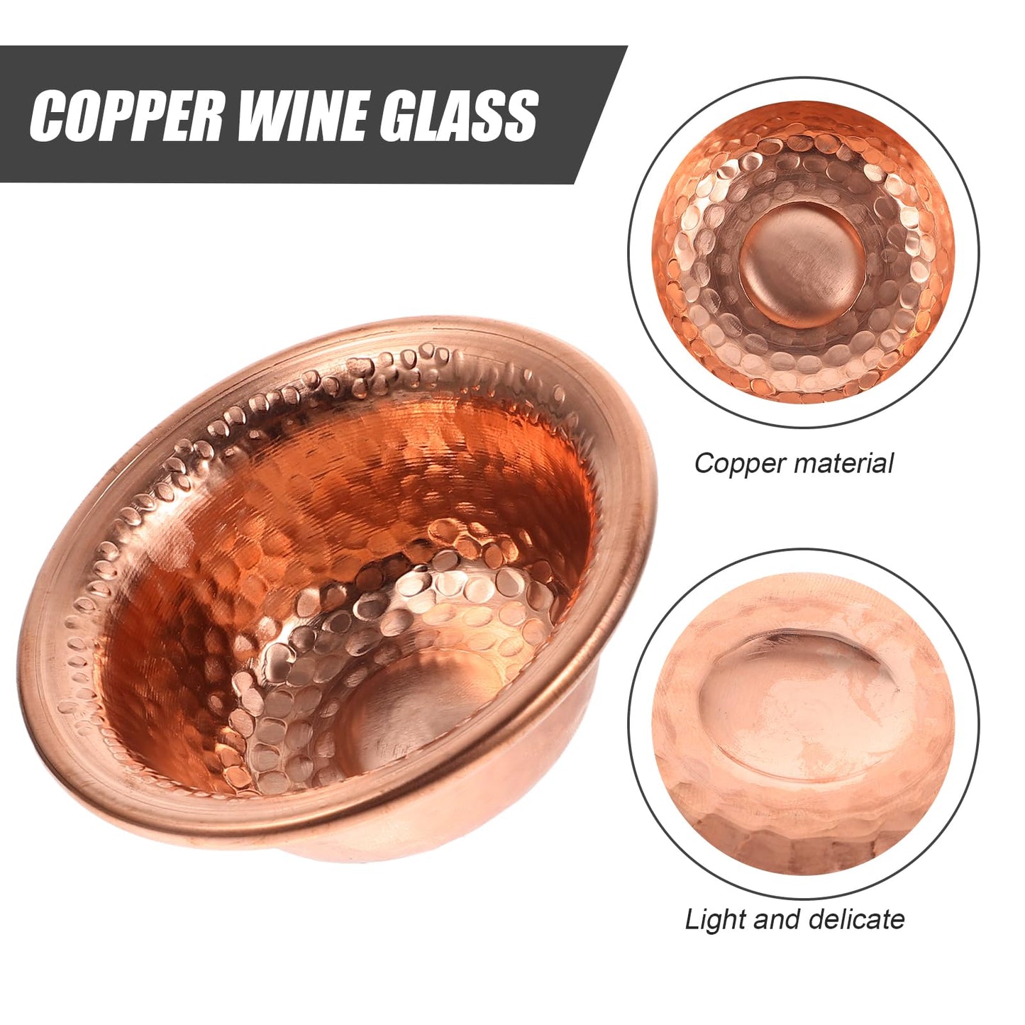 AOKWAWALIY 2pcs Buddhist Cup Copper Offering Bowl Home Decorative Bowl Holy Water Cup Hammered Meditation Dollhouse Decorations Holds Incense Offerings Healing Crystals Water