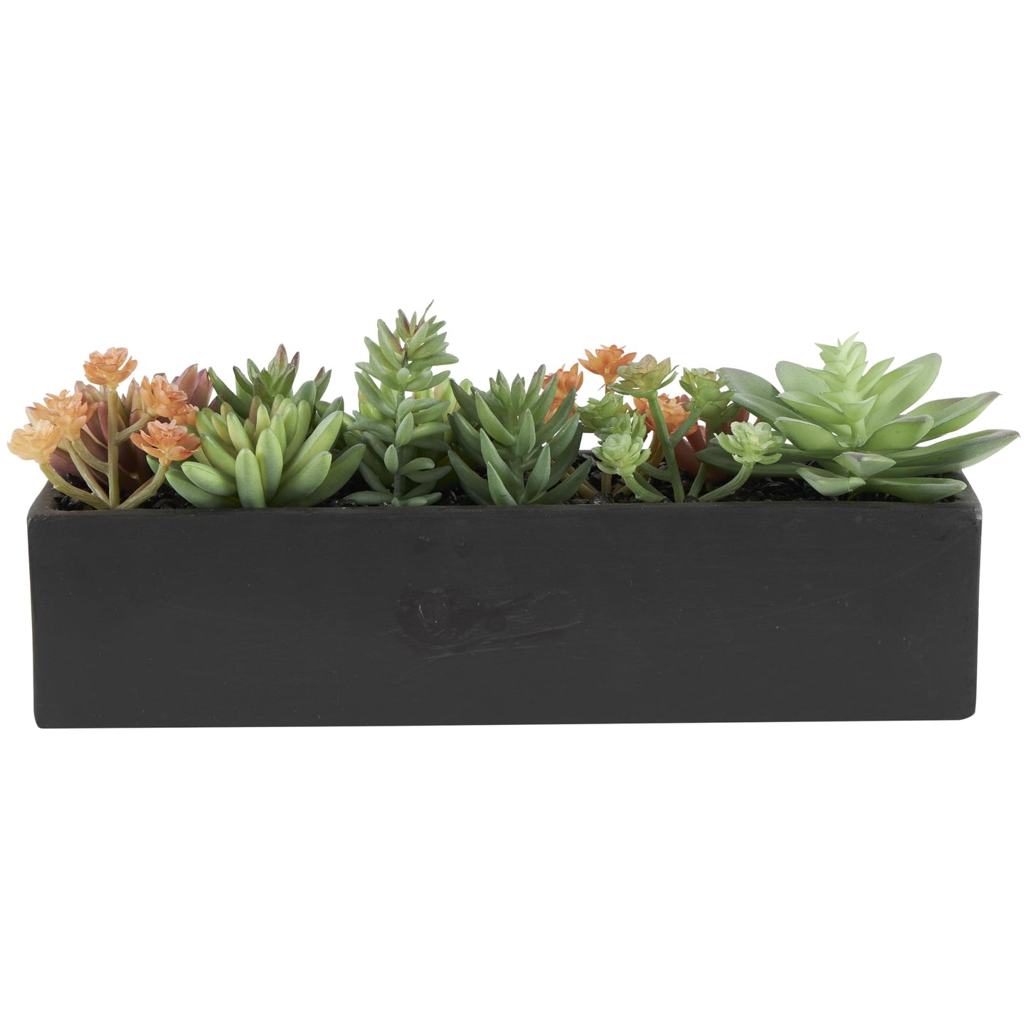 Deco 79 Faux Foliage Succulent Artificial Foliage, 13" x 4" x 5", Green