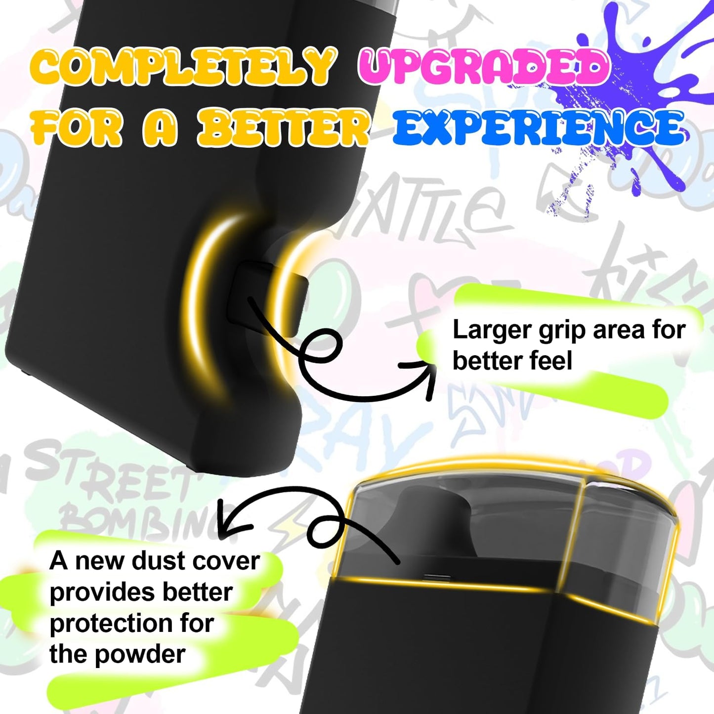 Portable Pepper Shaker - Multifunctional SnuffBulletSniffer (Black), Professional Spice Dispenser Shakers for Easy Use, Convenient PowderSniffer, Discreet and Effective SnuffKit.
