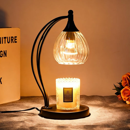 GOODBUY Candle Warmer Lamp with Timer Dimmer - Candle Lamp for Jar Candles - Birthday Gifts for Women Mom Home Decor House Warming Gifts, Lamp with 2 Bulbs