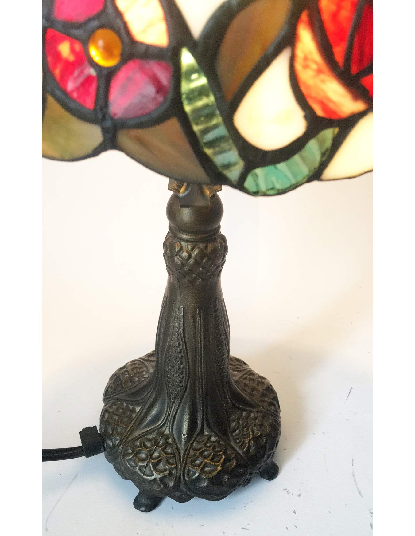 Tiffany lamp dragonfly HMJ8029 Stained Glass Roses 、Tiffany style 8" table lamp dragonfly