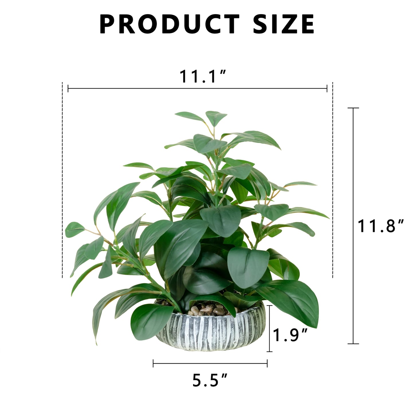 CDJZDGD Artificial Succulents Plants Decor Fake Succulent Potted Faux Greenery Farmhouse Home Decor Realistic Lifelike Fake Plant for Bathroom Bedroom Kitchen Office Desk Shelf Decorative Centerpiece