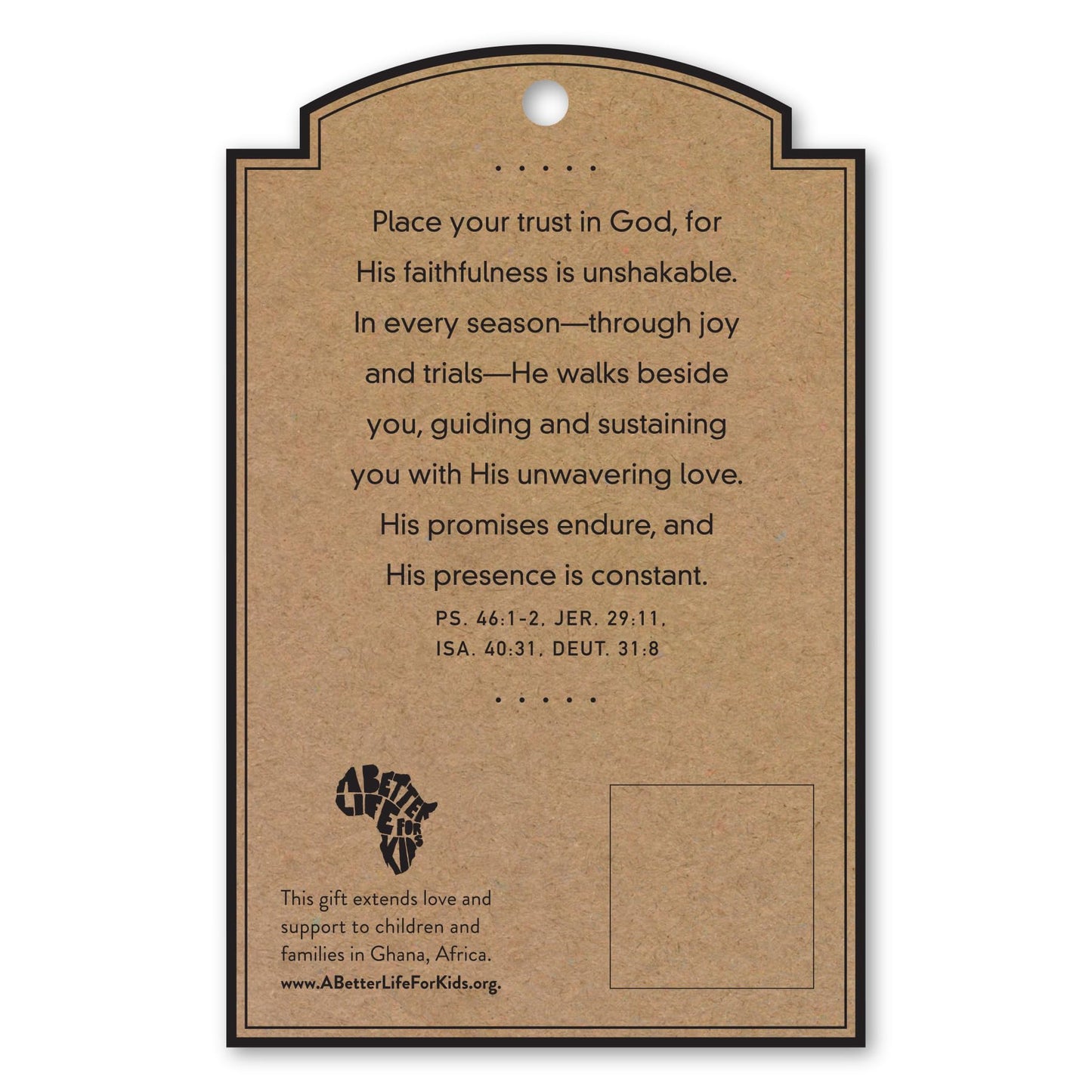 Lighthouse Christian Products Trust The Lord God is with You - 3.5 x 5.5 Pocket Stone with Card - Christian Encouragement Gift - Catholic Keepsake