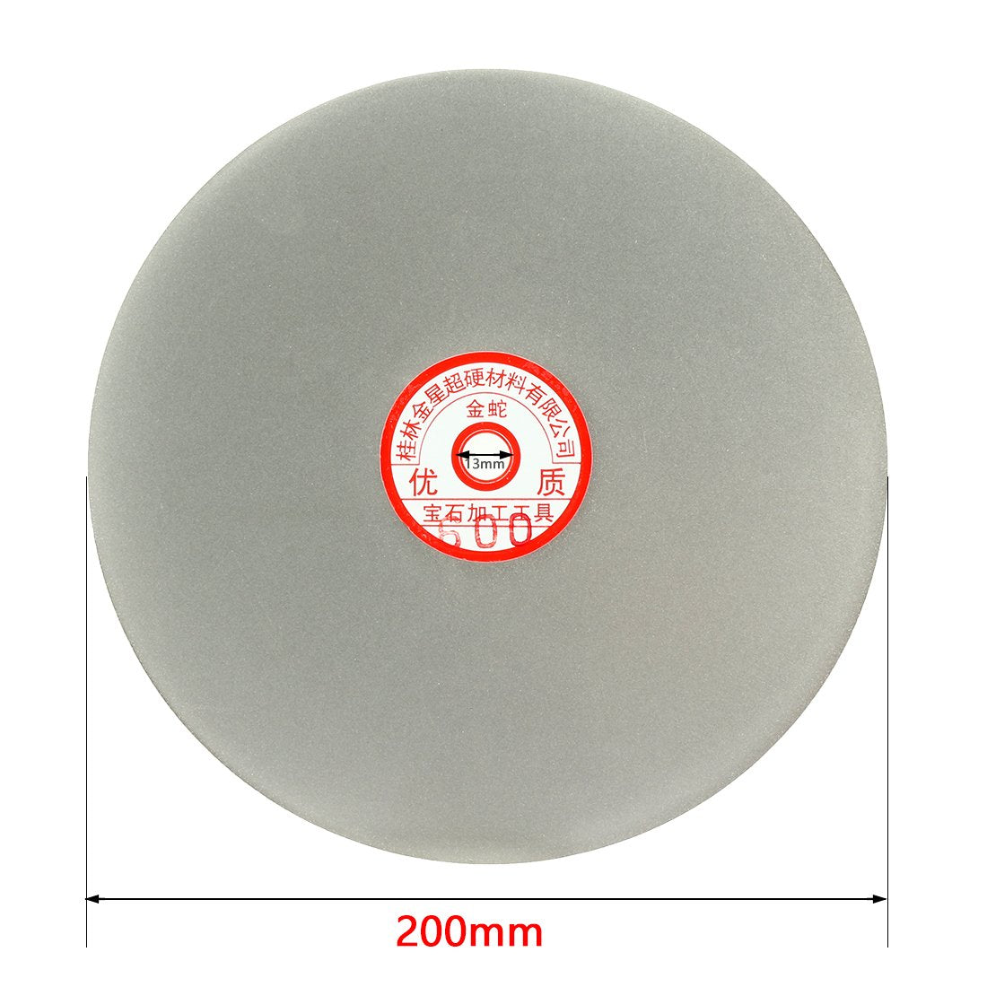 uxcell 200mm 8-inch Grit 600 Diamond Coated Flat Lap Disk Wheel Grinding Sanding Disc