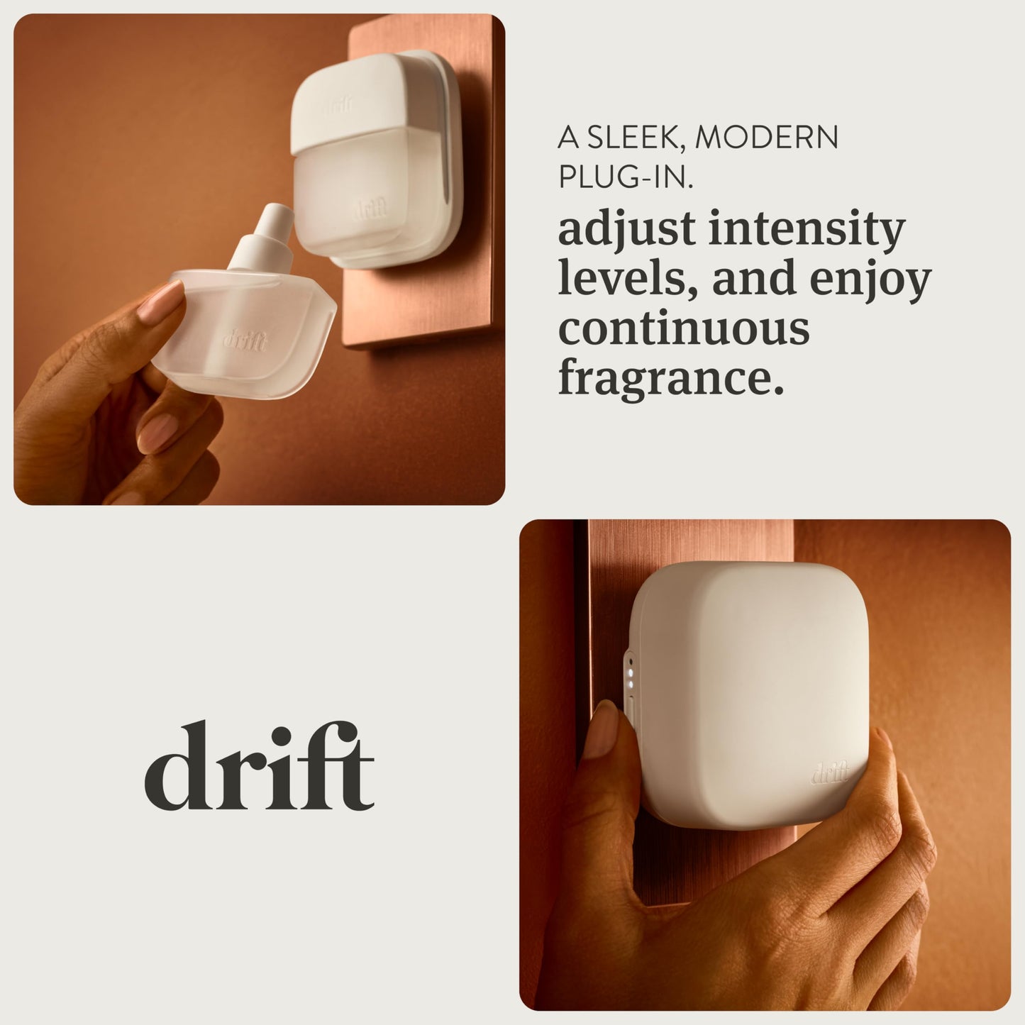 Drift Home Scent Diffuser Starter Kit in Grove - Adjustable and Long Lasting Diffuser Aroma - Clean Ingredients, Pet Safe
