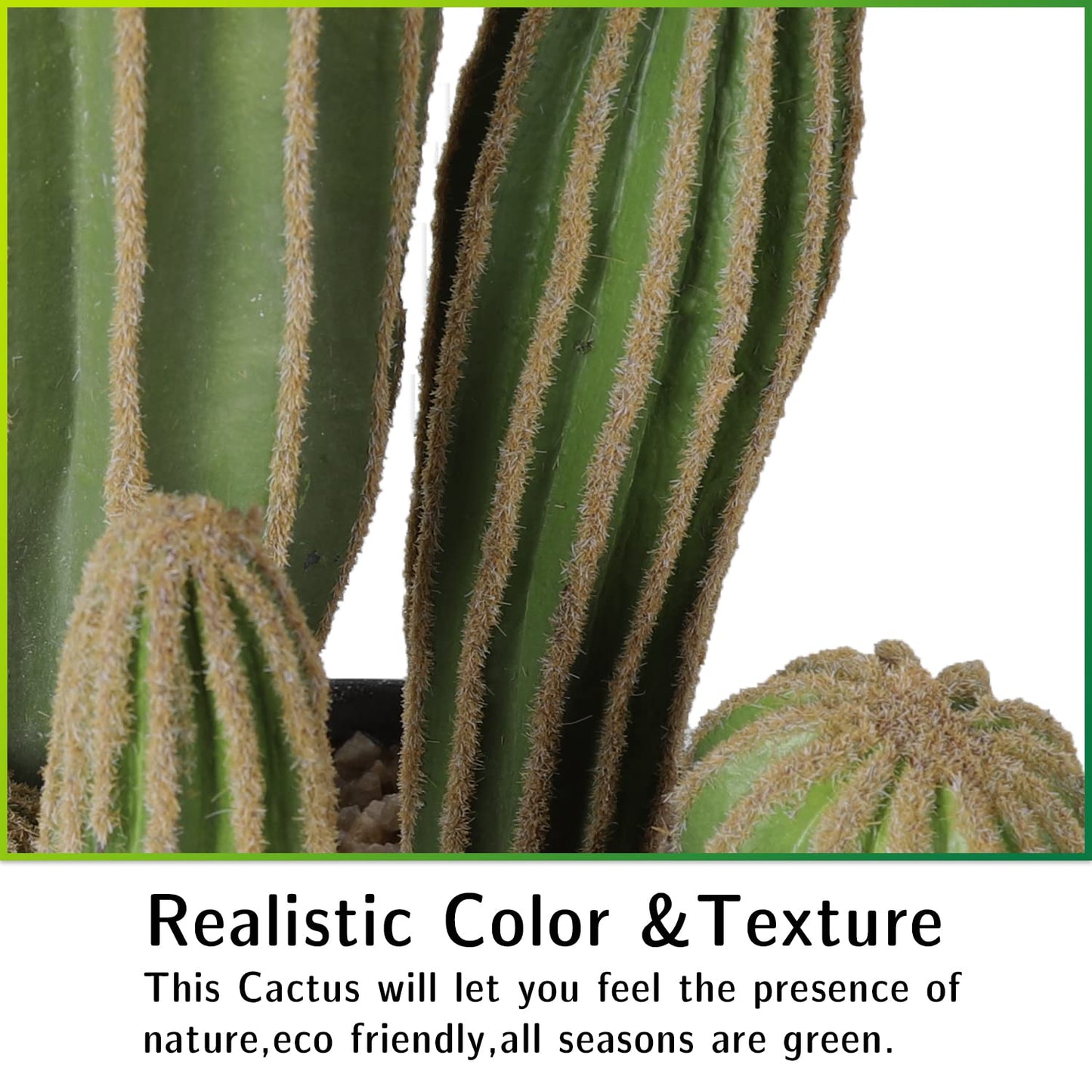 AntHousePlant Artificial Cactus Fake Cactus 16 Inch Faux Cacti Plants for Home Garden Office Store Decoration
