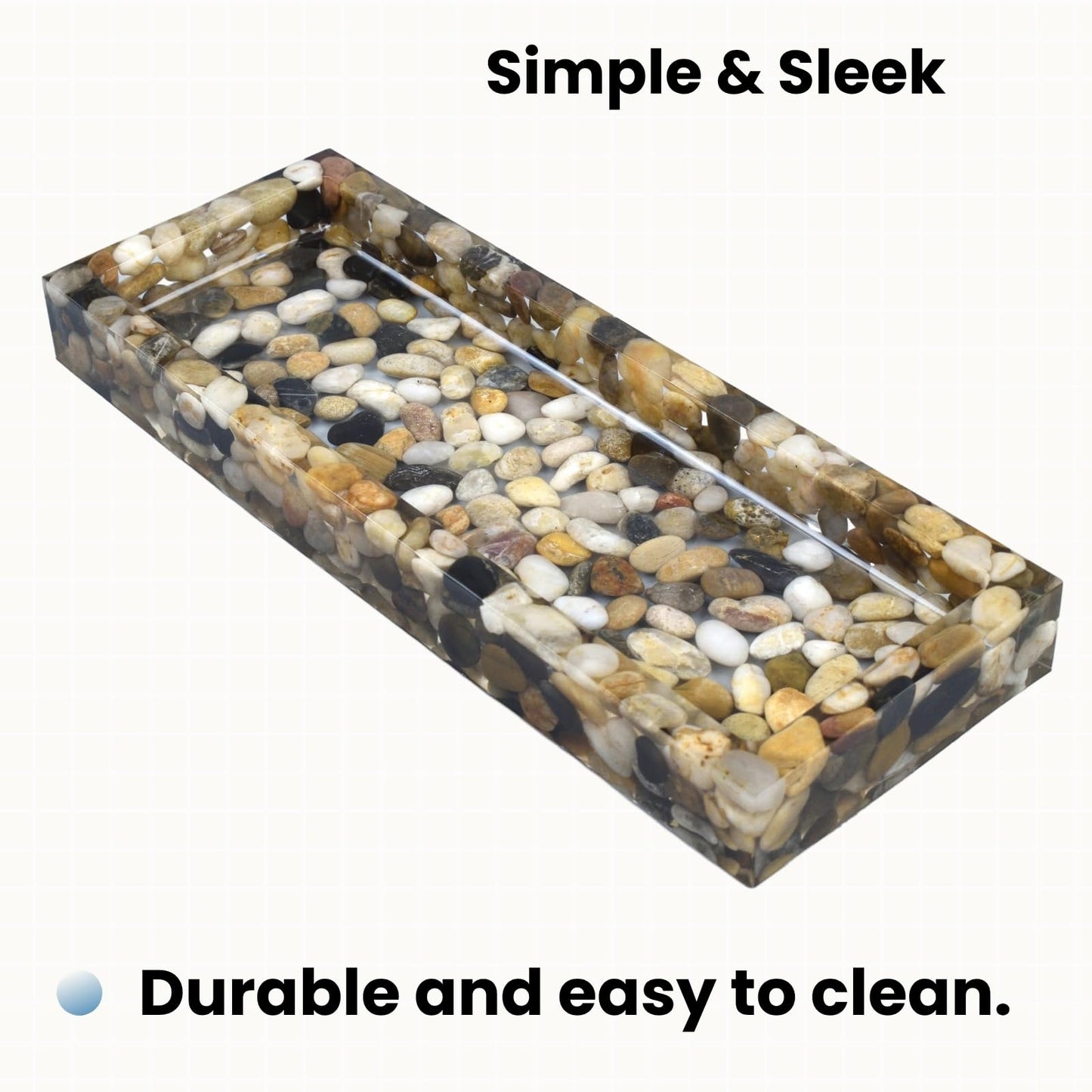 Stone Vanity Tray for Bathroom Decor, Decorative Tray, Vanity Trays for Countertop,Perfume Stone Tray