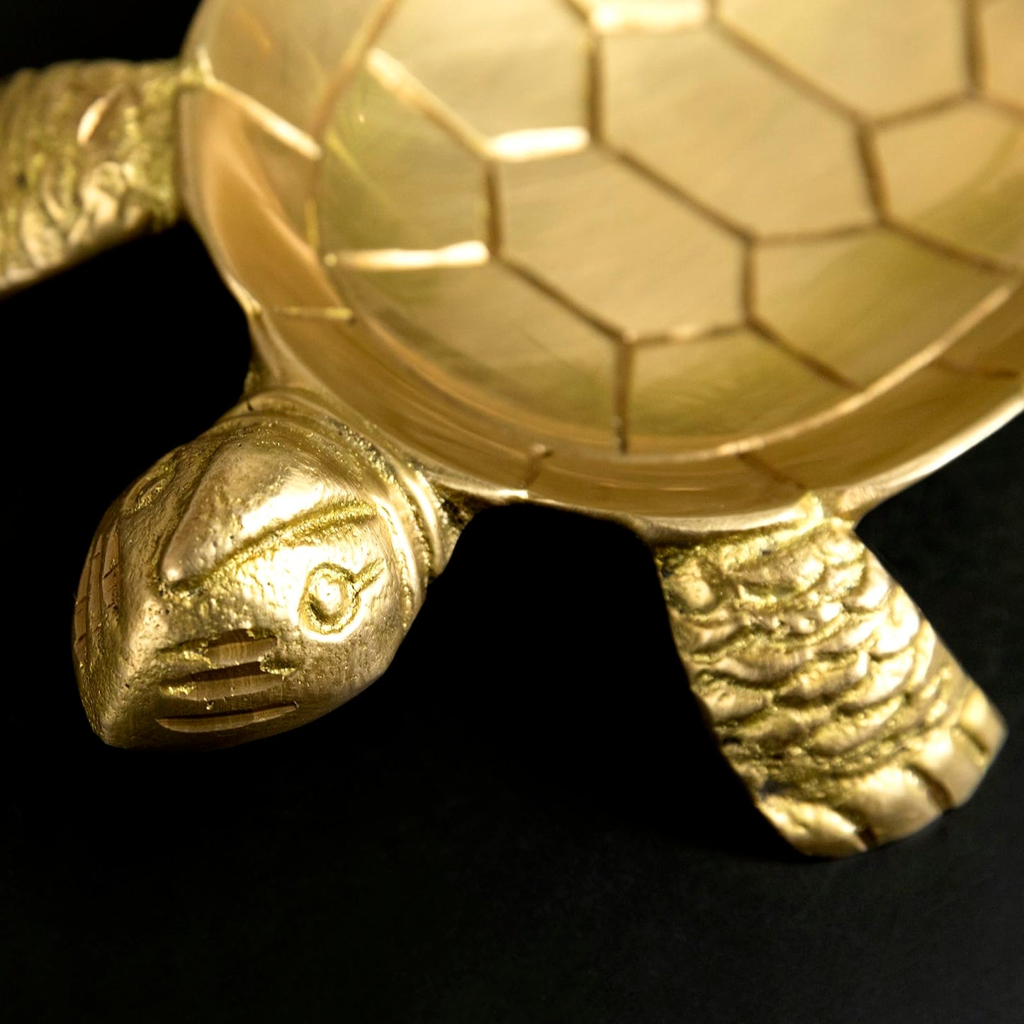 100% Solid Brass Turtle Shaped Candle Dish - Jewelry Dish - Candle Holder - Jewelry Holder - Perfect for Wax Candles, Rings, and Trinkets Dish,Birthday Mother's Day for Women