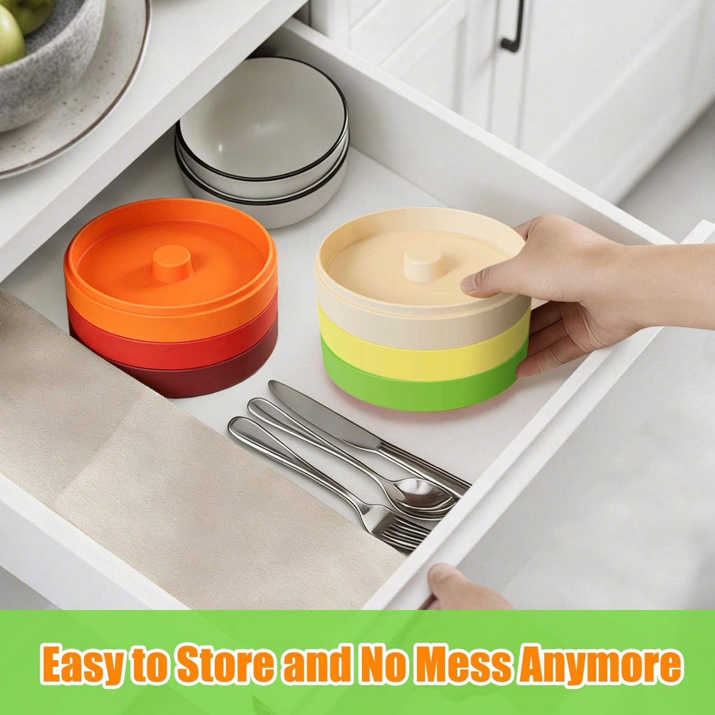 Margarita Salt Rimmer Set, 6-Tier Sugar Rimmer for Cocktails, Bartender Tool with Salt Box Spice Container for Margaritas, Bloody Marys and Gimlets (with 3 Sponges)