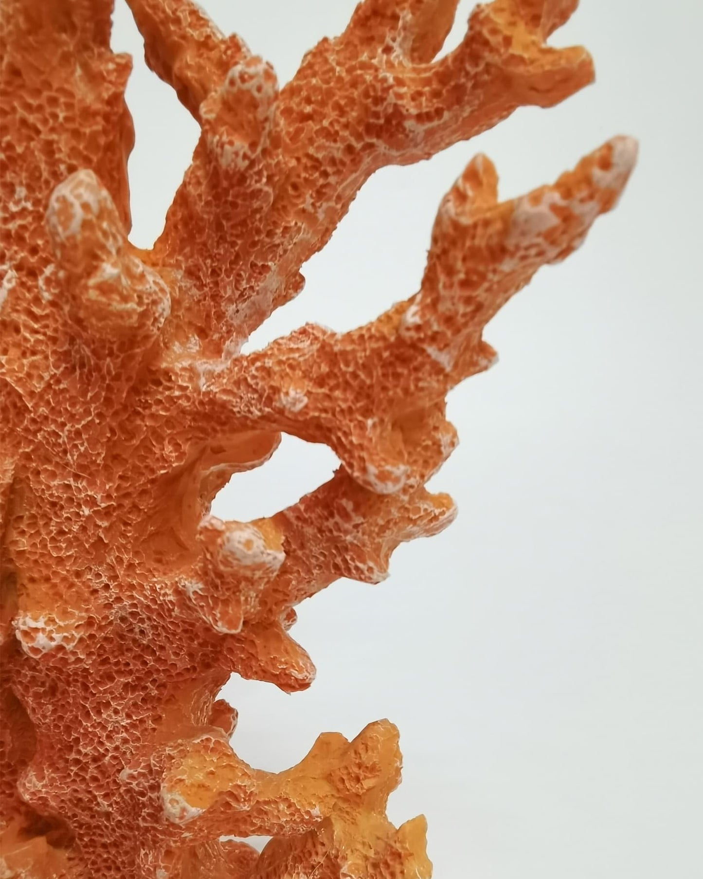 ZASEUCI Lifelike Coral Reef Sculpture Statue - Handmade Resin Ocean Decor for Aquarium, Desk, Bathroom, Shelf - Coastal Beach Nautical Theme Gift for Home & Office