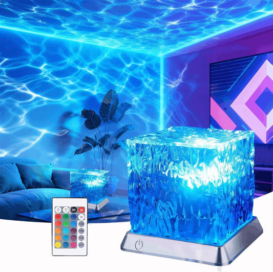 LETOUR Northern Lights Projector,16 Colors & 30 Modes Night Light Projector,Relaxing Light for Bedtime, Kids Bedrooms & Nursery,Cool Ocean Wave Lamp,Gift for Toddlers and Children