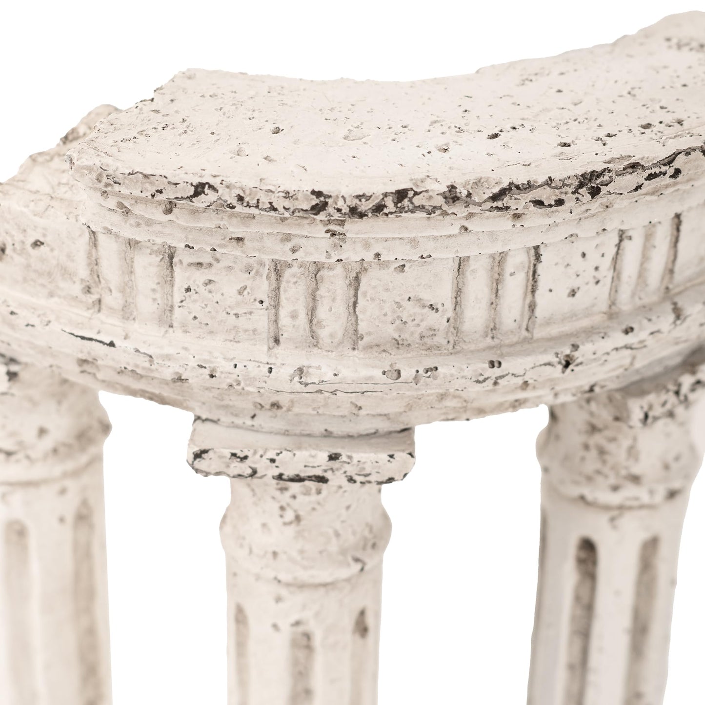 Howard Elliott Collection Temple of Portunus II Sculpture for Home and Garden Decor, Ancient Ruin Architectural Column Resin Statue Figurine for Tabletop and Bookshelves, 2.75 x 7 x 10.5 Inch