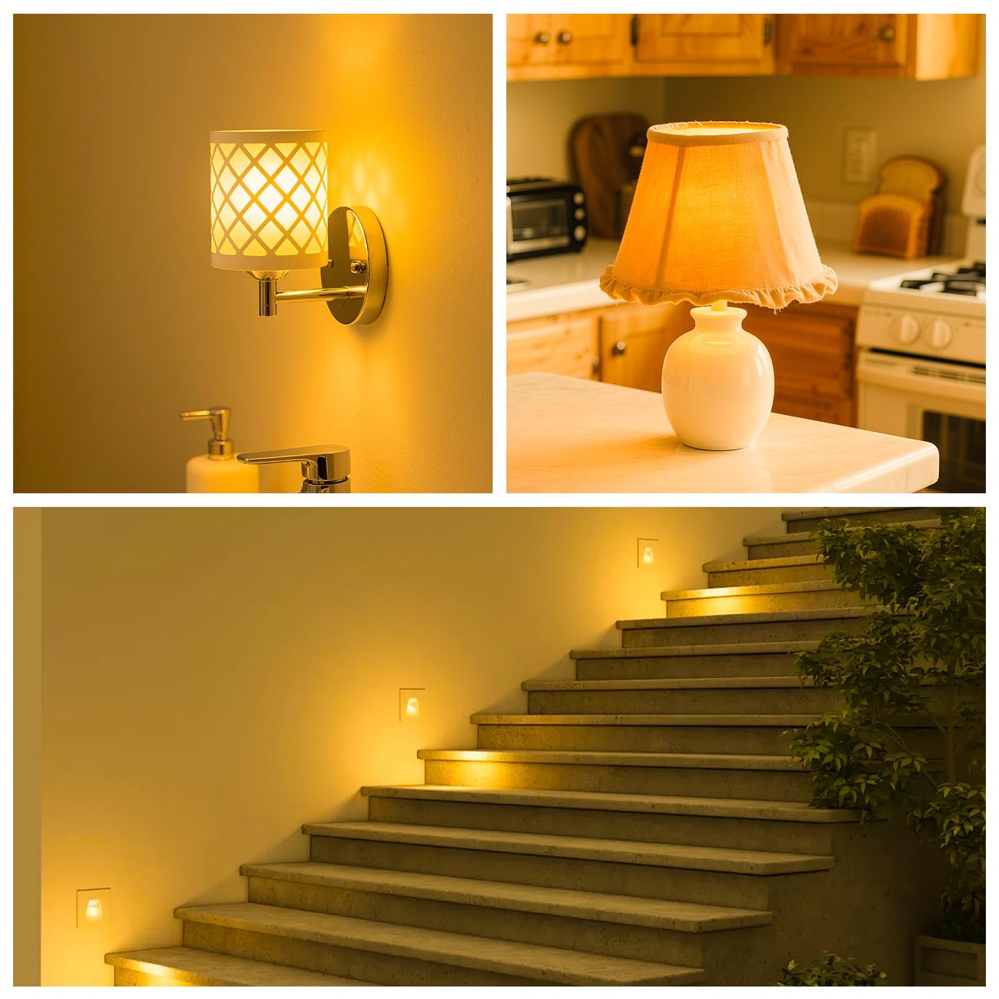 Megereet LED Night Light Bulb E12 Candelabra Led Light Bulbs, 4 Watt Equivalent 15W 40W Incandescent, Soft White 2700K C7 E12 Small Bulbs for Salt Lamp Decorative String Lights, Non-dimmable, 4 Packs