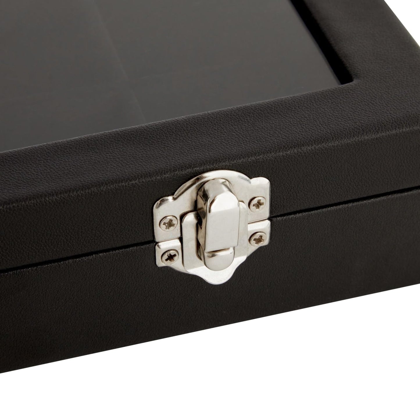 Juvale Black Velvet Jewelry Display Tray Organizer Case - Jewelry Display for Vendors w/Glass Cover - 24 Slot Tray with Removable Grids - Crystal & Rock Collection Box - Black 14 x 9.5 x2 in