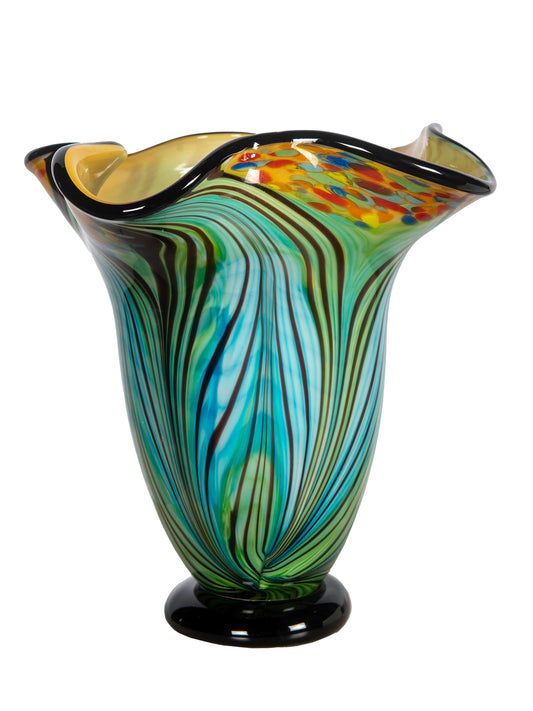Dale Tiffany AV15415 Kalmia Hand Blown Art Glass Vase