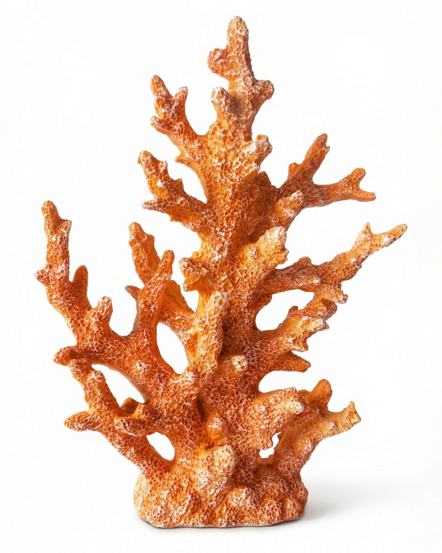 ZASEUCI Lifelike Coral Reef Sculpture Statue - Handmade Resin Ocean Decor for Aquarium, Desk, Bathroom, Shelf - Coastal Beach Nautical Theme Gift for Home & Office