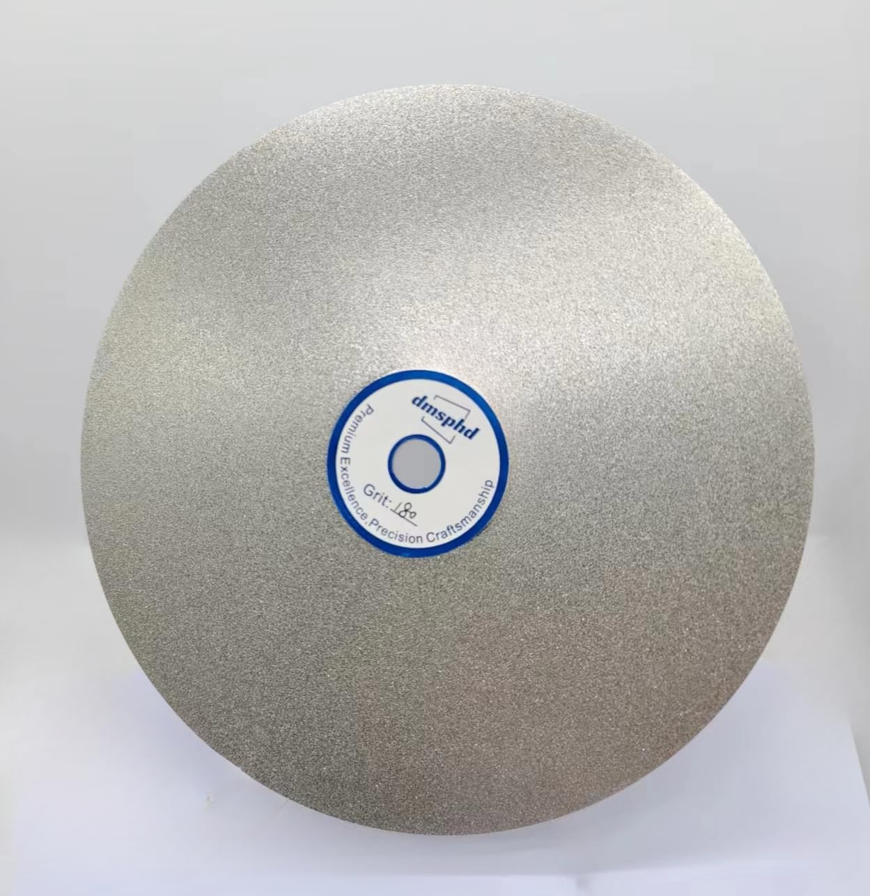 Diamond Flat Lap Disc, 8 Inch, 320 Grit, 1/2 Inch Arbor, for Gemstone Glass Ceramics Grinding Polishing (320 Grit)