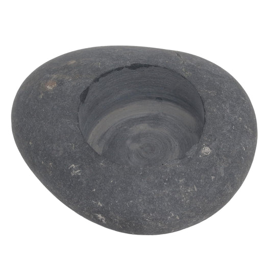Pebble Candle Holder Handmade Stone Tealight Holder Rock Decor for Home Wedding Centerpiece Tabletop