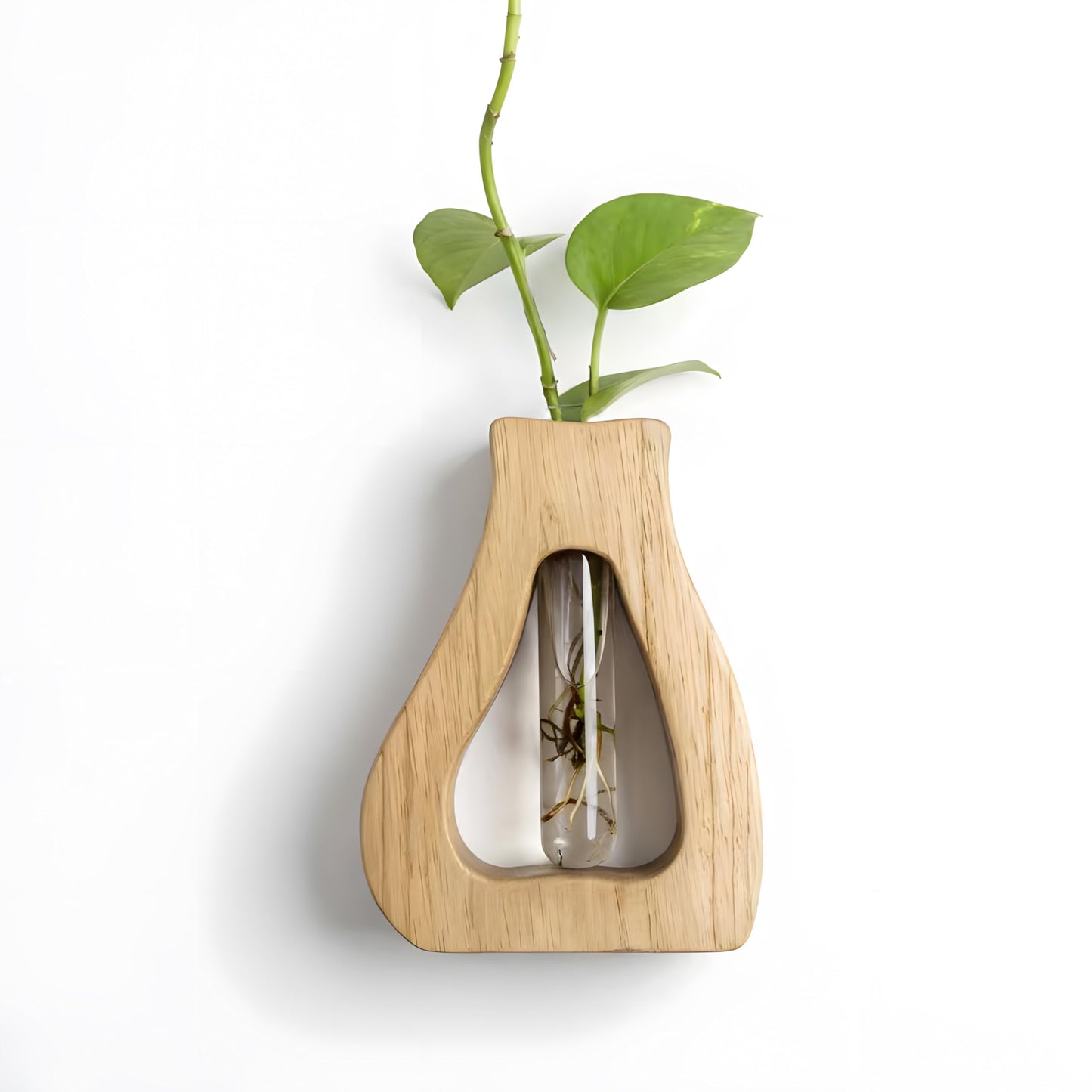mkuubub Plant Propagation Station Hanging Stand with Vases