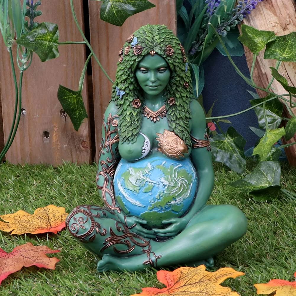 Nemesis Now Mother Earth Art Figurine, 17.5cm, Hand-Painted, Resin, Decorative Nature Statue