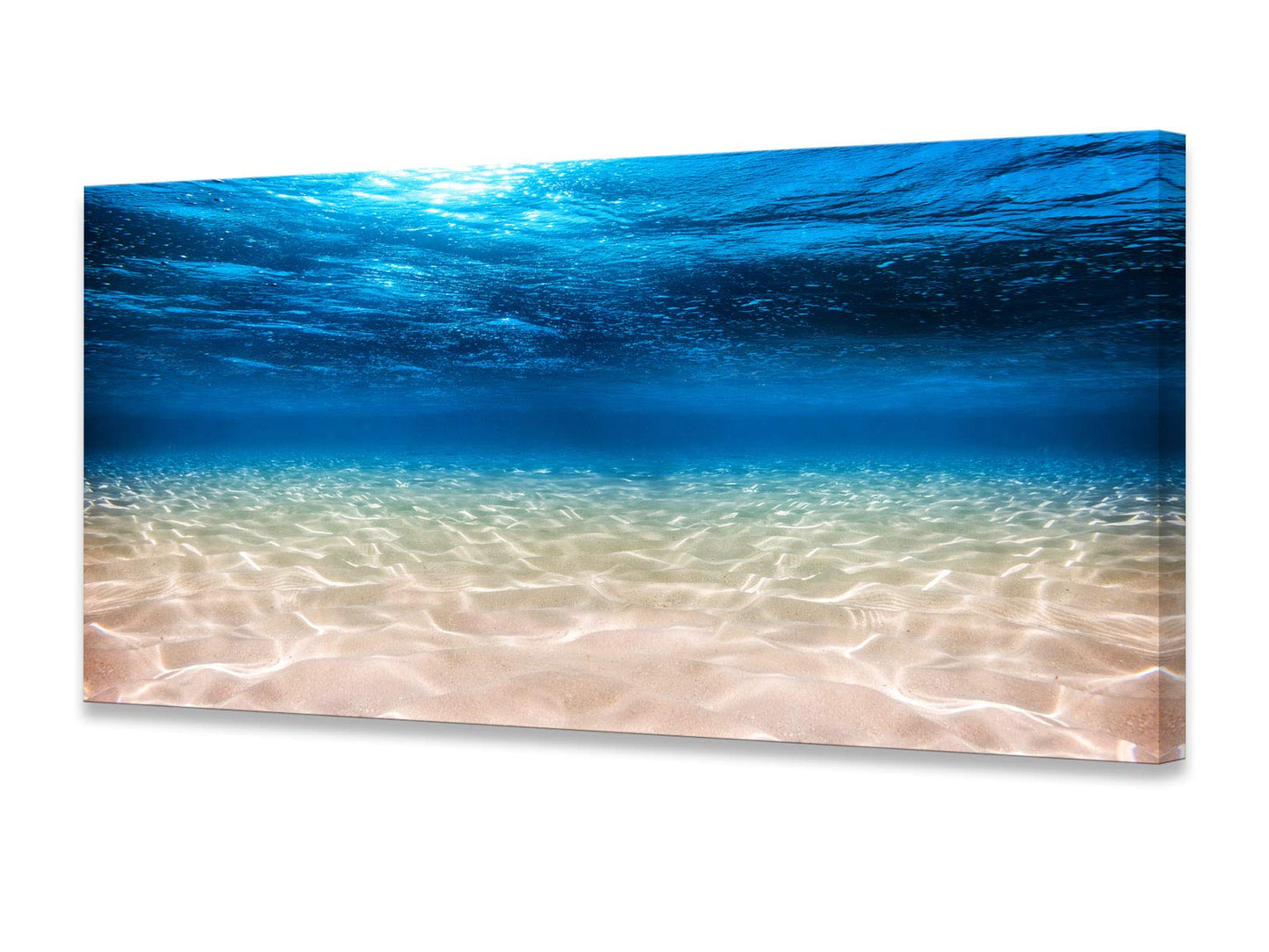 Cao Gen Decor Art-S00762 Print Artwork Blue Ocean Sea Wall Art Canvas Prints Picture Seaview Bottom View Beneath Surface Pictures Painting On Canvas Modern Seascape Home Office Decor