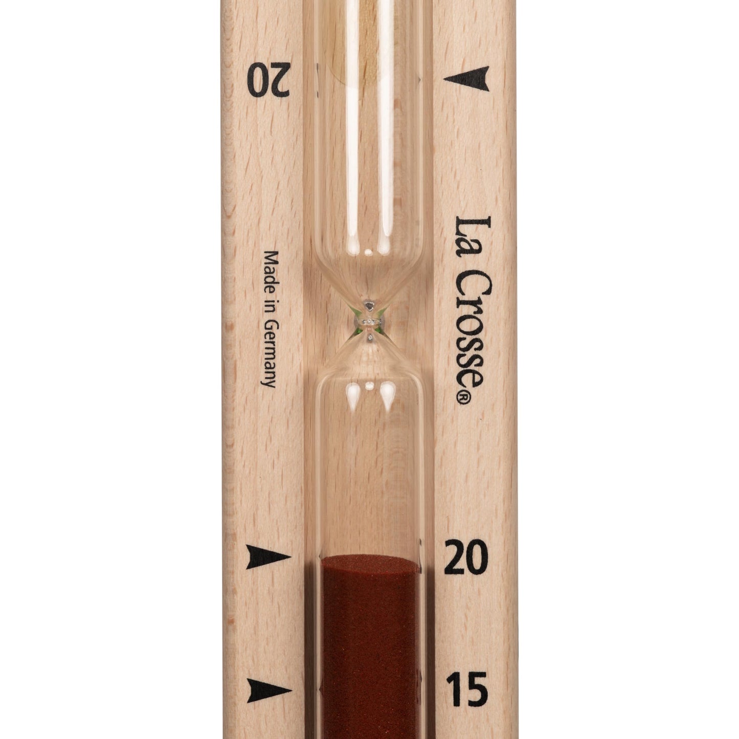 La Crosse 918-631 Sauna Tall Beech Wood Hourglass Timer