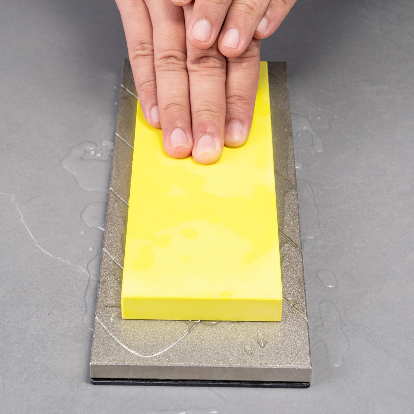 SHARPAL 145H 10 x 4 Inch Diamond Lapping Plate, Whetstone Flattener, Extra Coarse 220 Grit for Coarse Sharpening and Flattening Stones, Fix & Re-levelling, Premium Fathers Day Gift