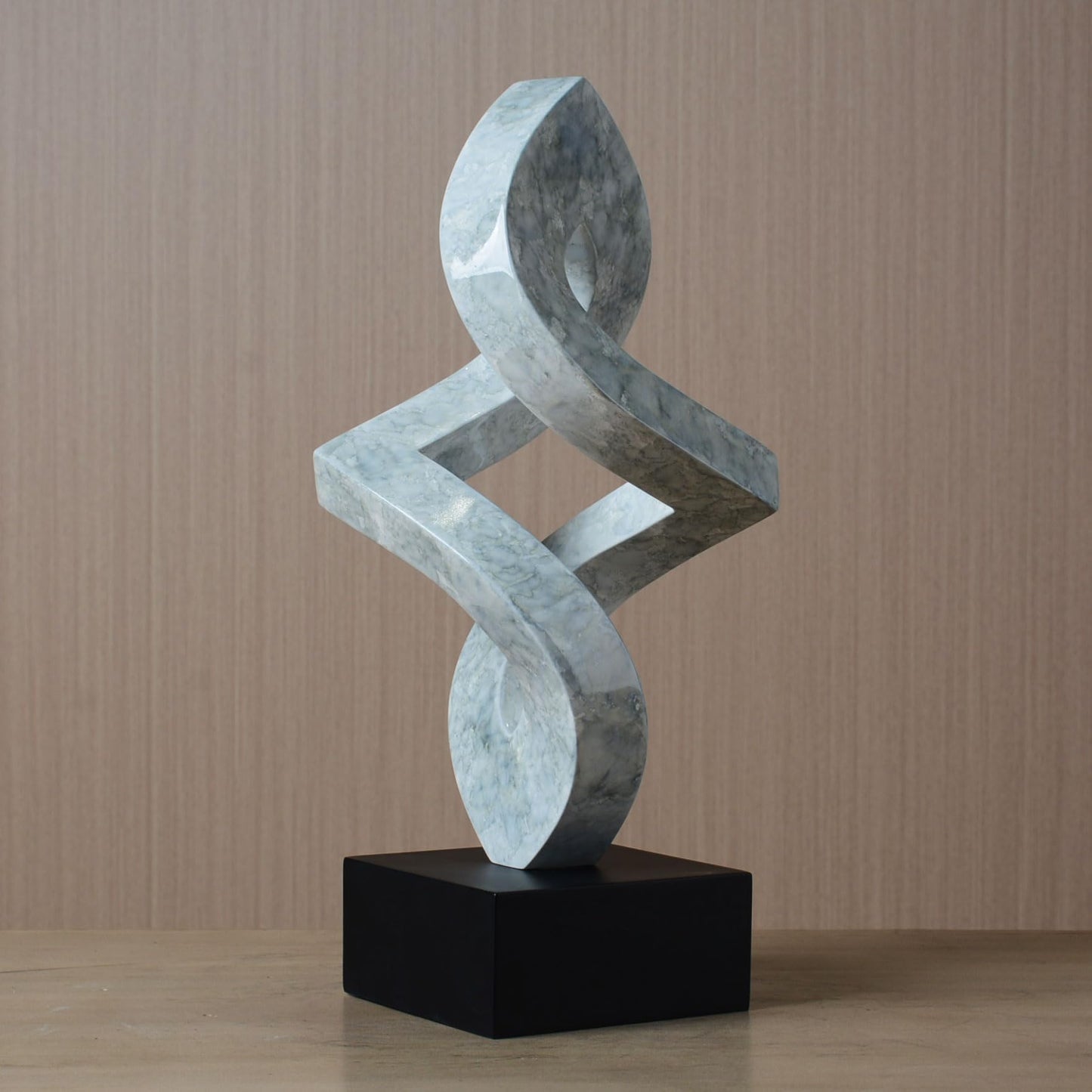 NENBOLEC Modern Home Decor Abstract Arts Sculpture Table Bookshelf Decoration for Living Dining Room Bedroom Resin Statue 14.6inch