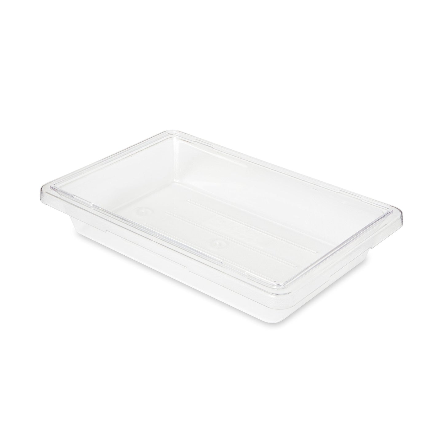 Rubbermaid Commercial Products Polycarbonate Food Storage Box/Tote, 2 Gallon, Clear, for Restaurant/Kitchen/Cafeteria