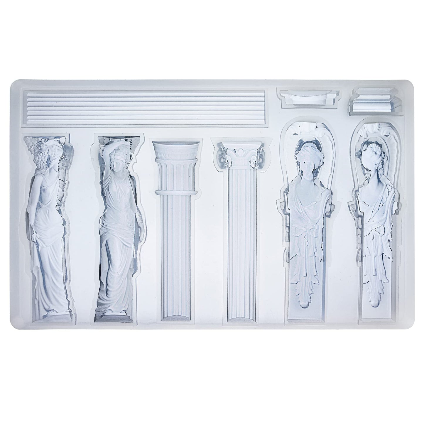 Art Mold for Polyclay Air Dry Clay Plaster, Decorative Column and Sculpture Statue