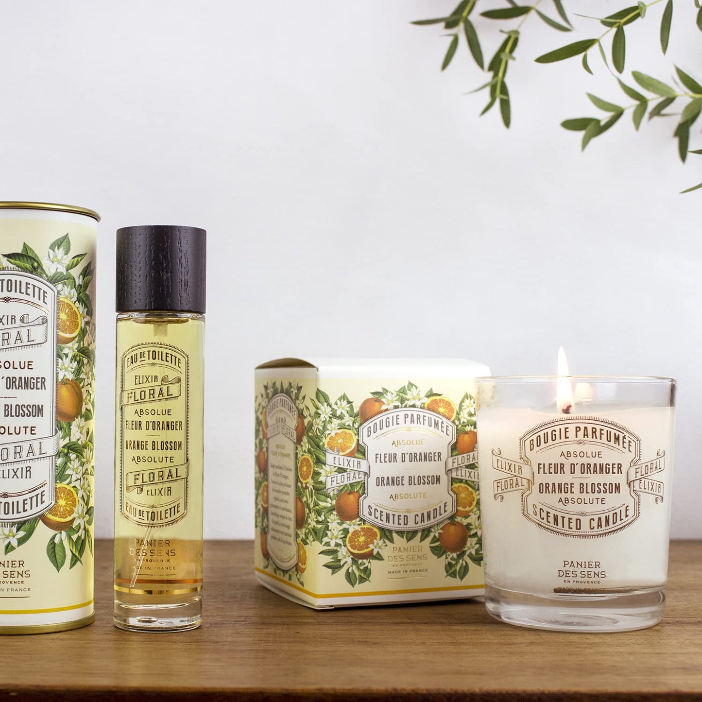 Panier des Sens Orange Blossom Long-Lasting Scented Candle, 6.3 oz