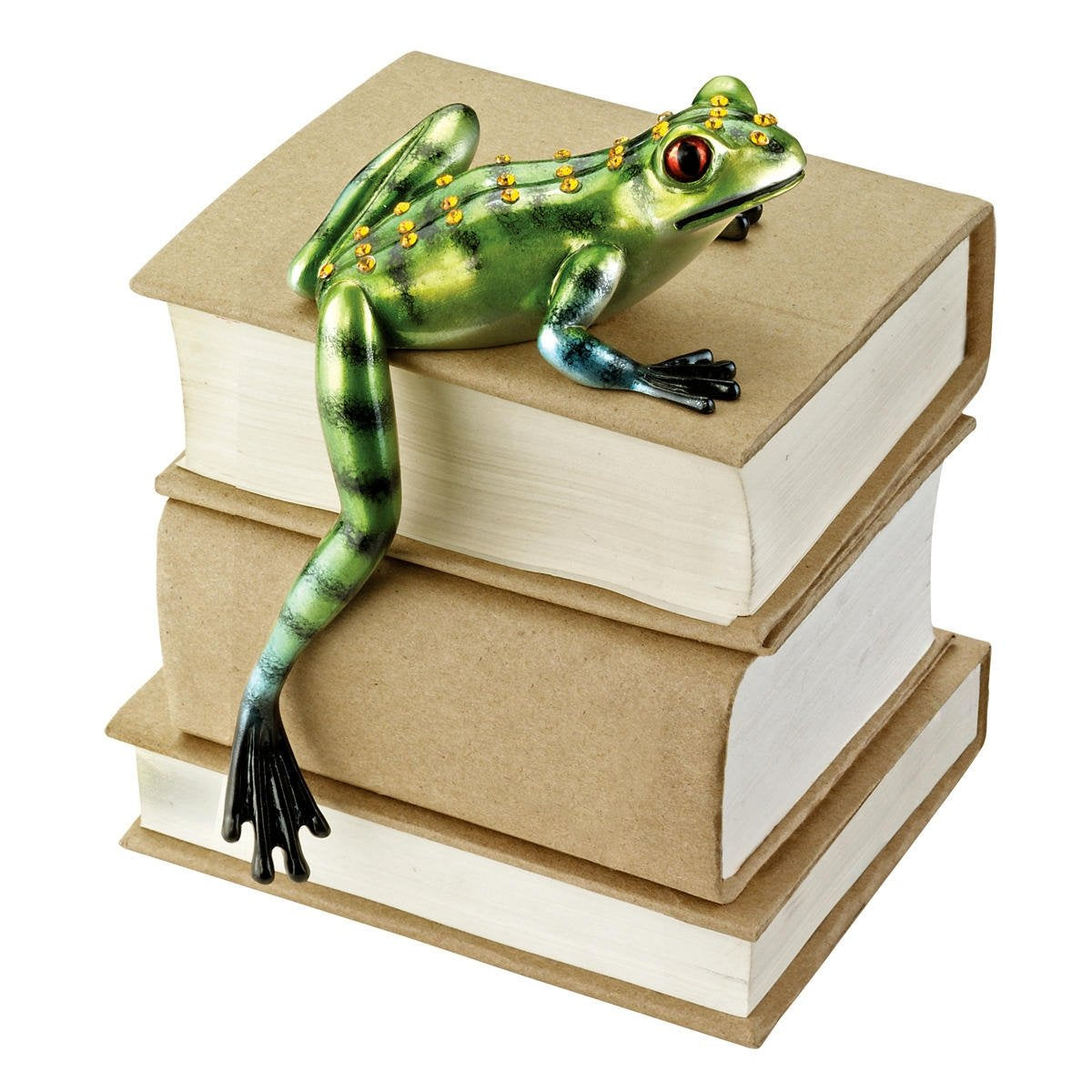 Design Toscano QL3241265 Jungle Forest Tree Frog Shelf Sitter, Full Color