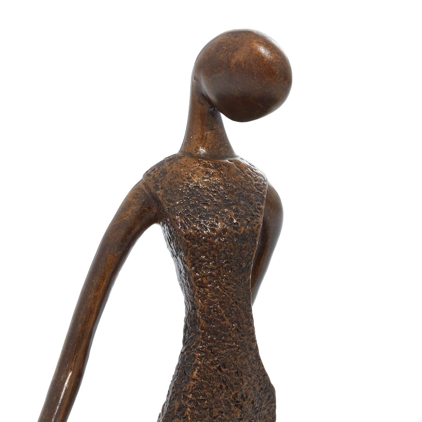 Deco 79 Polystone Family Decorative Sculpture Home Decor Statue, Accent Figurine 13" x 5" x 5", Bronze