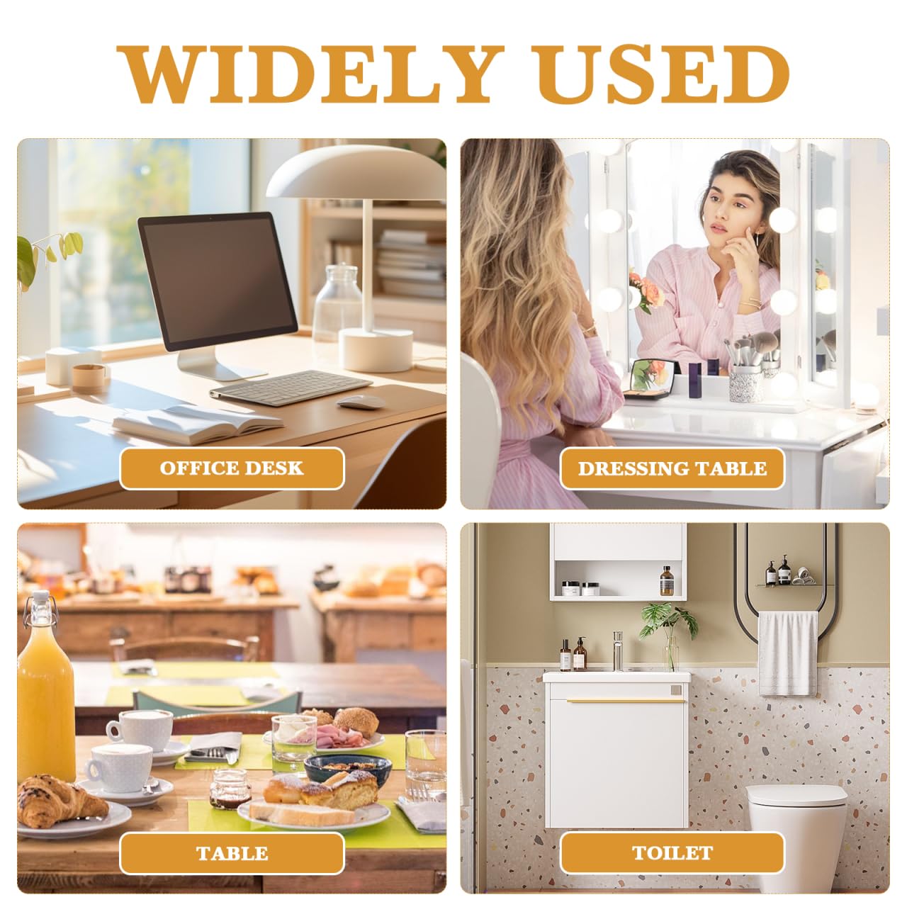 Alipis Clear Round Tissue Roll Holder with Wood Lid Tabletop Napkin Dispenser for Bathroom Kitchen Home Use 5.11 X 5.11 X 5.11 Inches