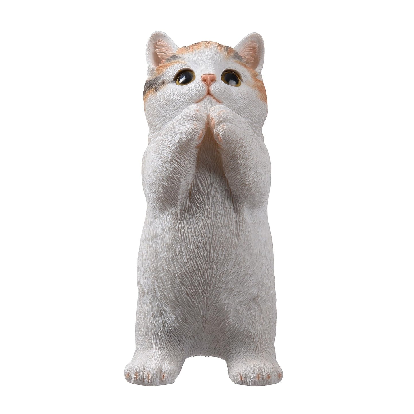 HI-LINE 7" H Calico Cat Kitten Statue Praying