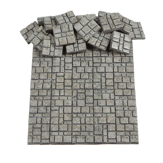 100pcs, Dollhouse Miniature Paving Stones, Tiles for Modeling, Fairy Garden, and Tabletop Terrain, REDUCIO!