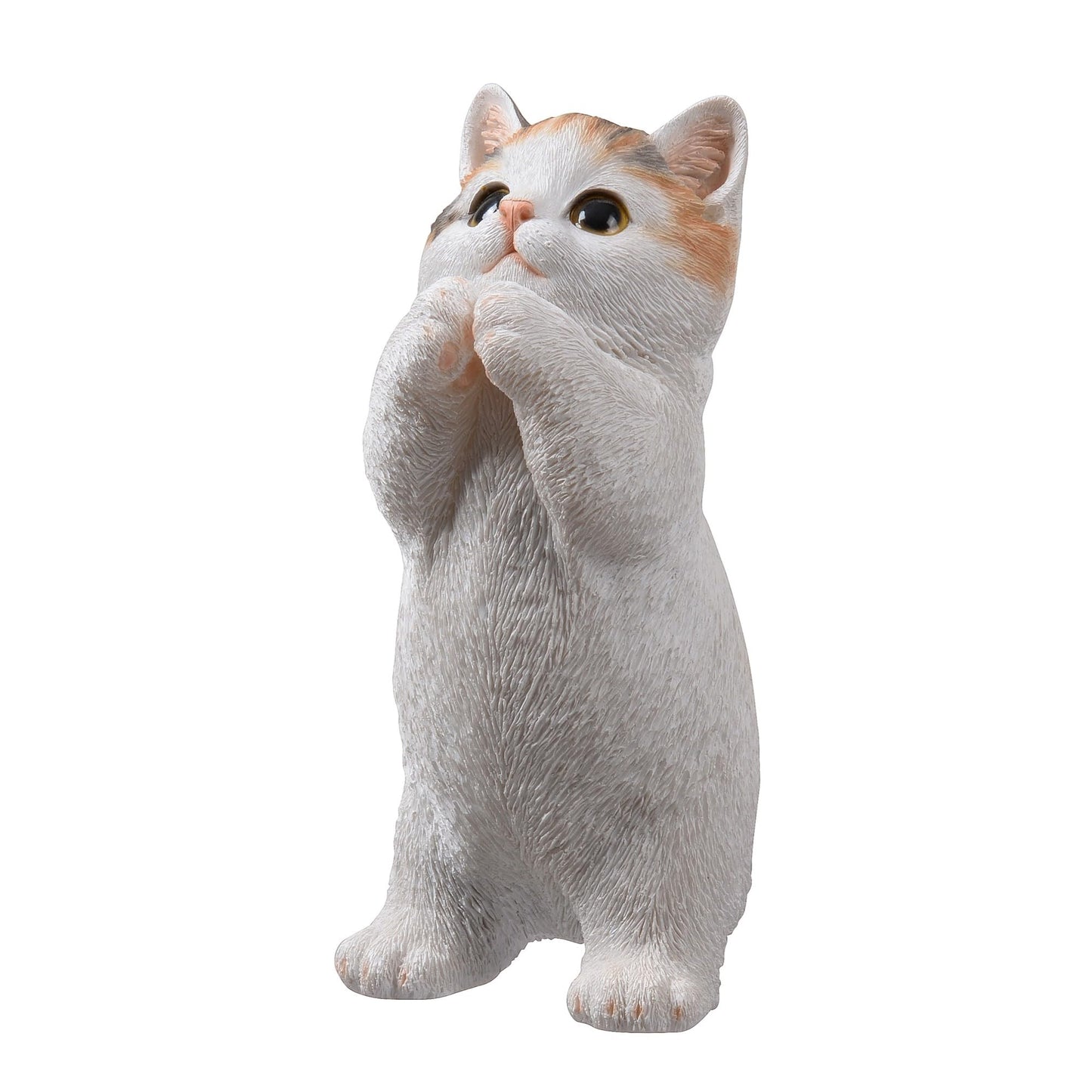 HI-LINE 7" H Calico Cat Kitten Statue Praying