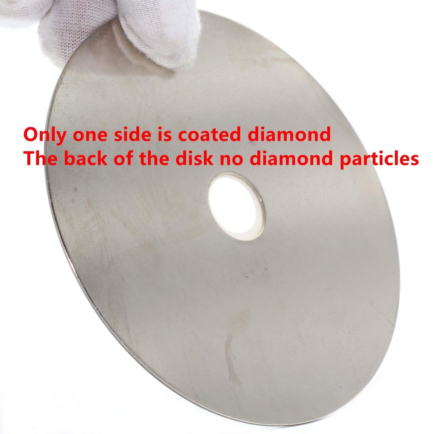 JINGLING 4" inch 100mm Diamond Flat Lap Disc Coated Grinding Disk Grit 240 Medium