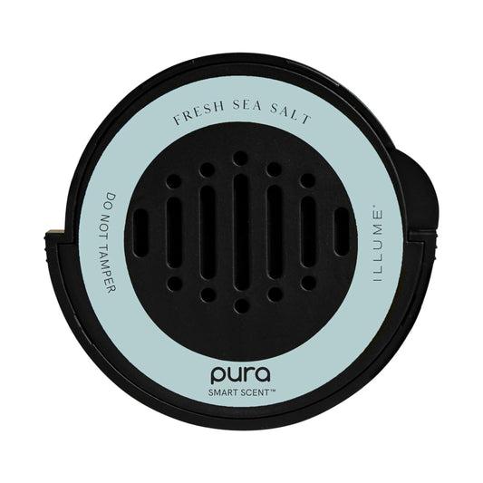 Pura Car Scent Refill - Fragrance for Pura Car Diffuser - Clean & Safe Luxury Diffuser Scent - Long-Lasting Fragrance for 30 Days of Aroma - Fresh Sea Salt