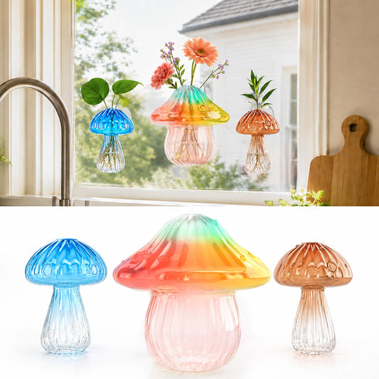3Pcs Window Propagation Stations, Borosilicate Glass Vases