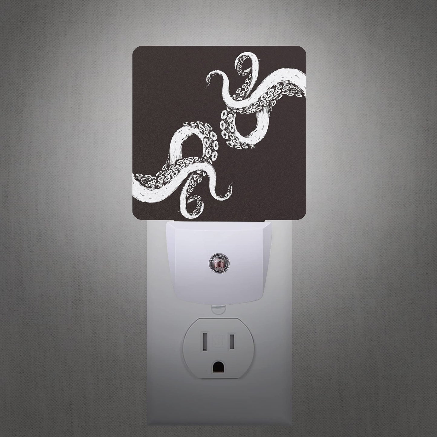 Smoaffly Octopus Night Light Plug-in LED Nightlights Auto Sensor Night Lamp Dusk-to-Dawn Lamp Home Decor for Nursery Children Girls Boys