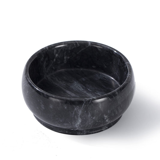 CM CHIC MONDAY 4.72 Inch Decorative Bowls - Natural Marble Key, Coffee Table Centerpiece, Soap Serving, Incense Burner, Smudge Bowl