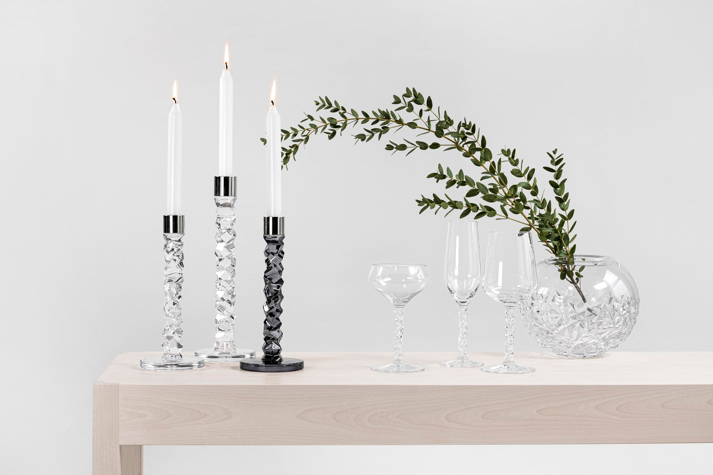 Orrefors Carat Globe Crystal Vase