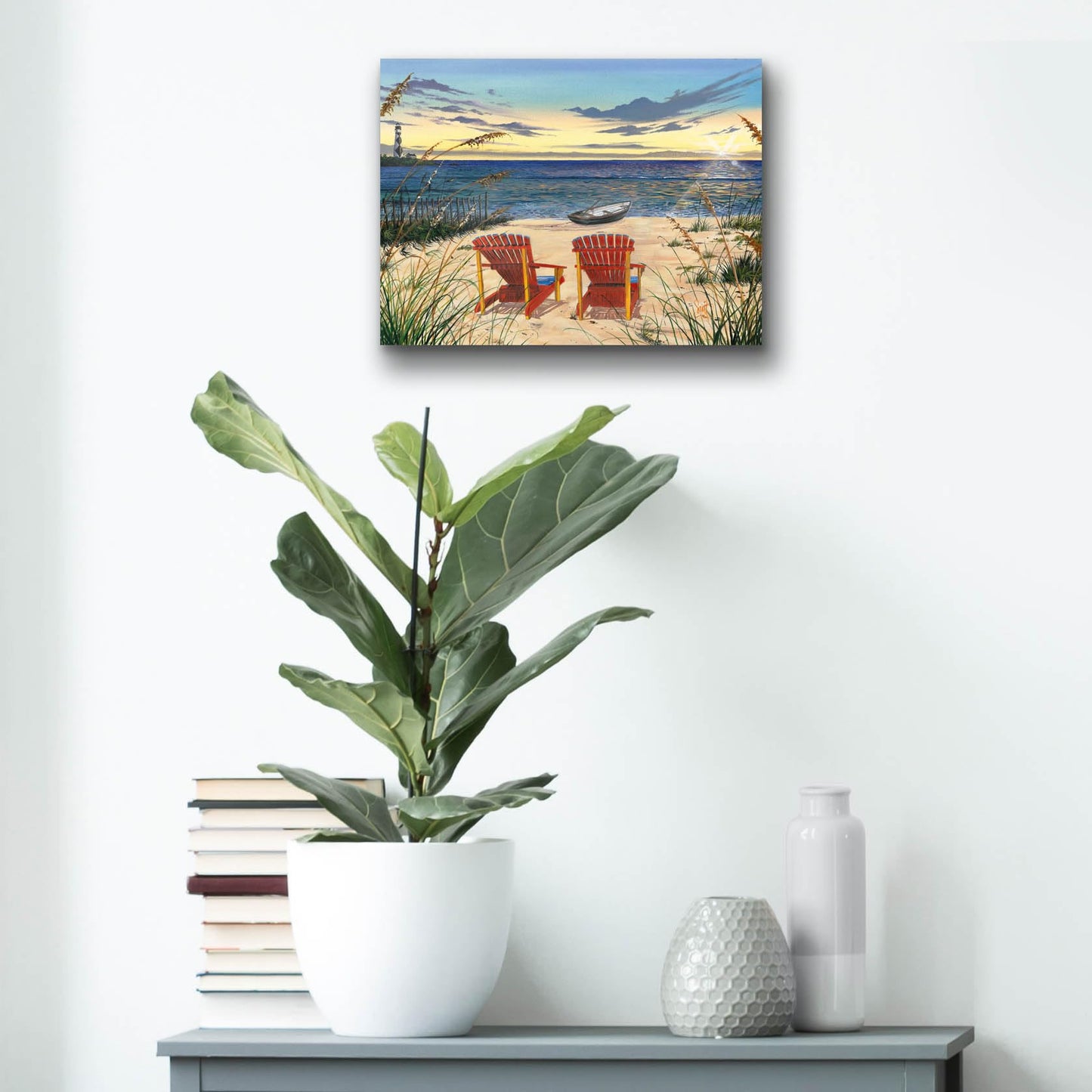 Epic Art 'Outer Banks Sunrise' by Scott Westmoreland Acrylic Glass Wall Art, 16" x 12"